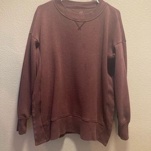 AE maroon sweatshirt